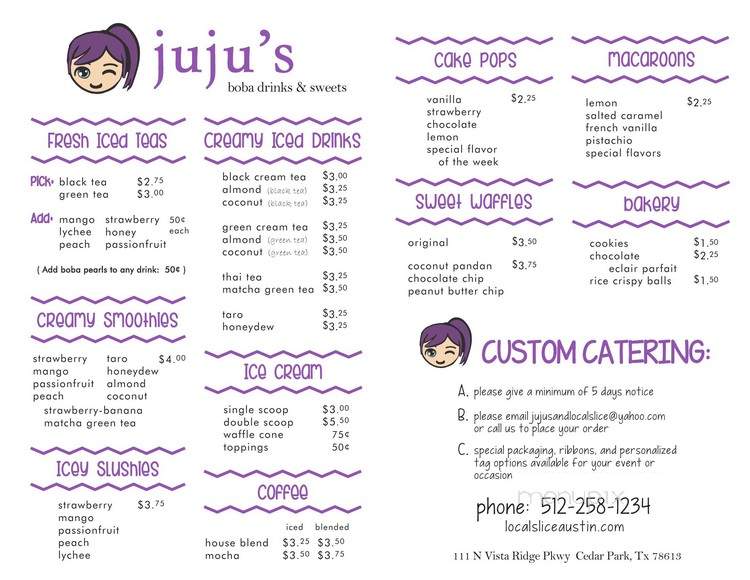 Local Slice Pizza & Juju's Boba Tea - Cedar Park, TX