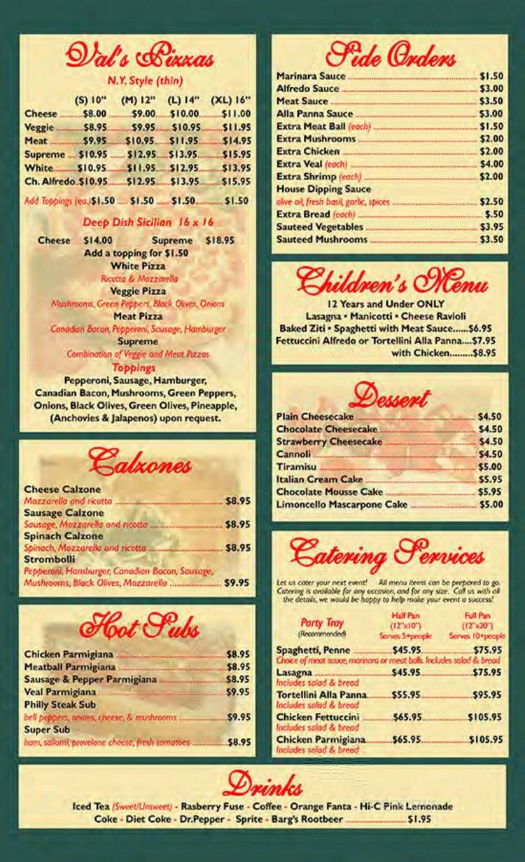 Val's Italian Restaurant And Pizza - Kilgore, TX