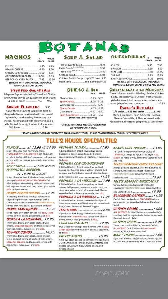 Tele's Mexican Restaurant - Gladewater, TX