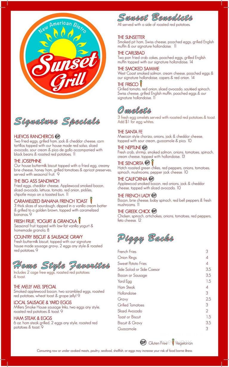 Sunset Grill - Fredericksburg, TX