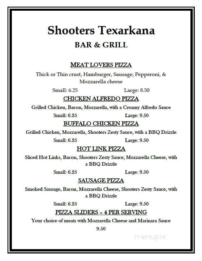 Shooters Sports Bar - Texarkana, AR