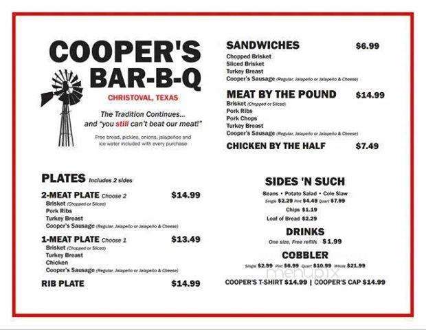 Cooper's Bar-B-Q - Mason, TX