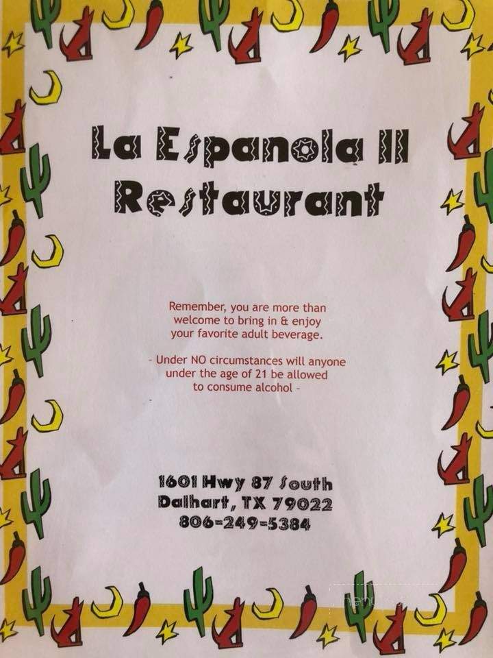 La Espanola - Dalhart, TX