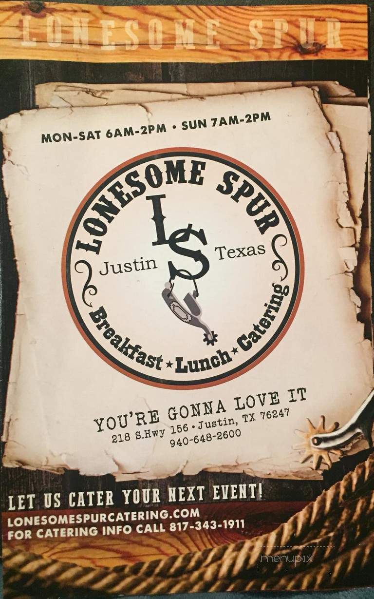 Lonesome Spur Cafe - Justin, TX