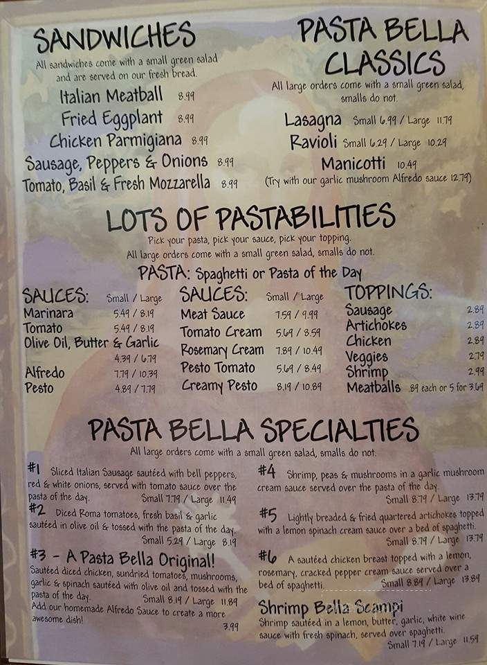 Pasta Bella Restaurant & Bakery - Fredericksburg, TX