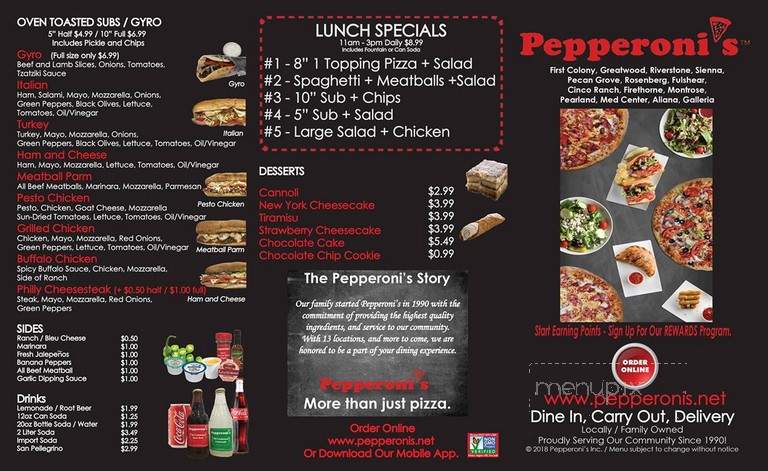 Pepperonis - Sugar Land, TX