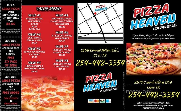 Pizza Heaven Express - Cisco, TX