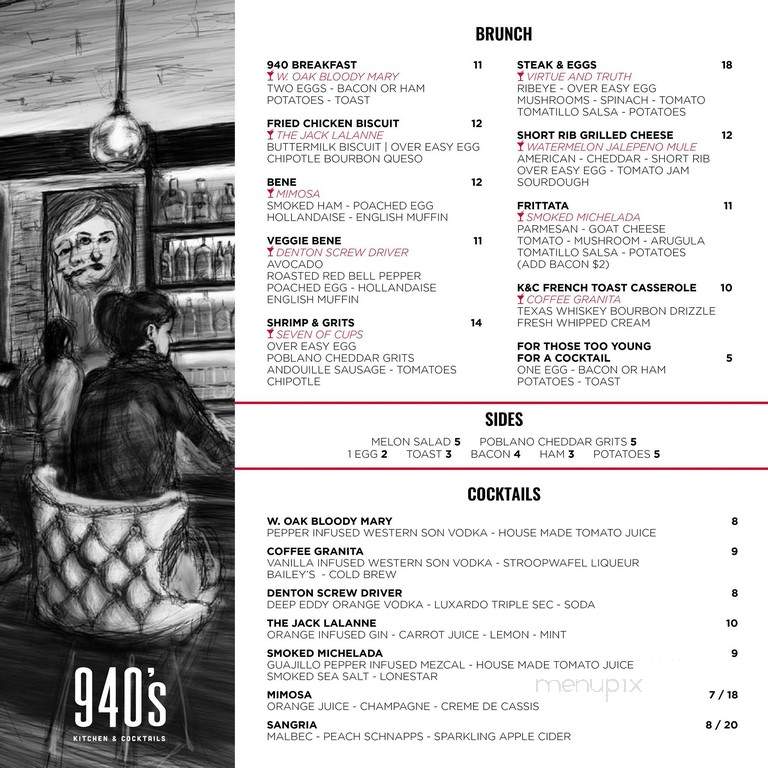 940's Kitchen & Cocktails - Denton, TX