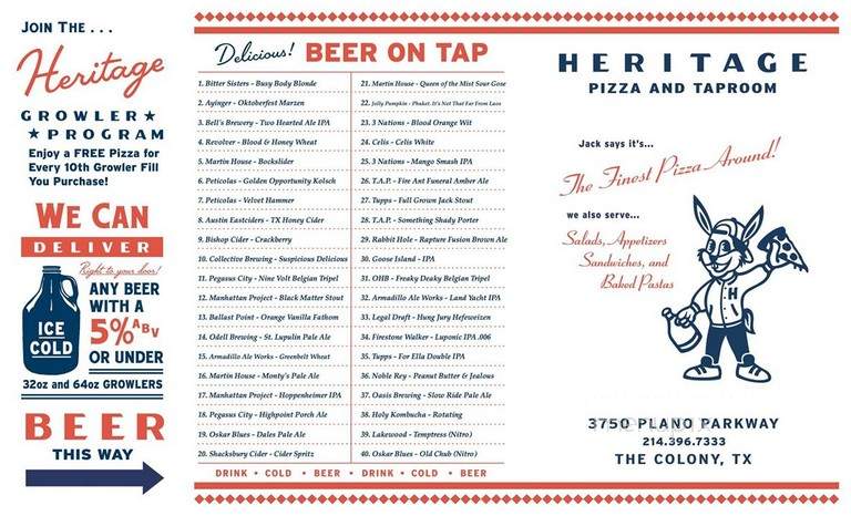 Heritage Pizza - The Colony, TX