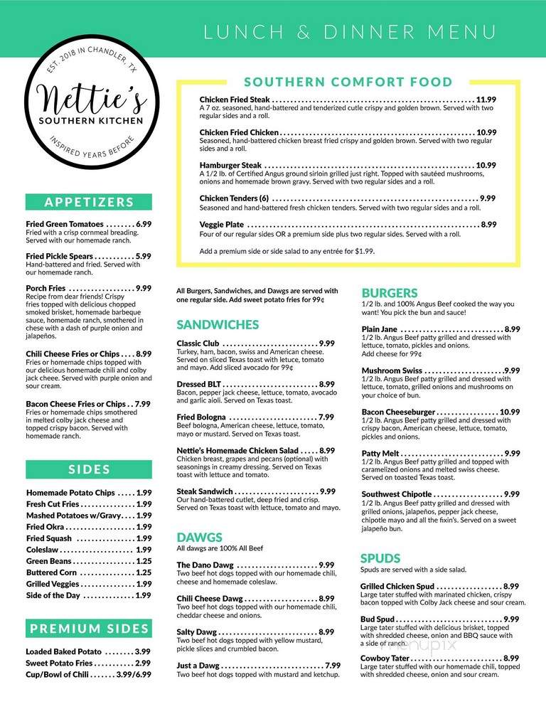 Nettie's Southern Kitchen - Chandler, TX