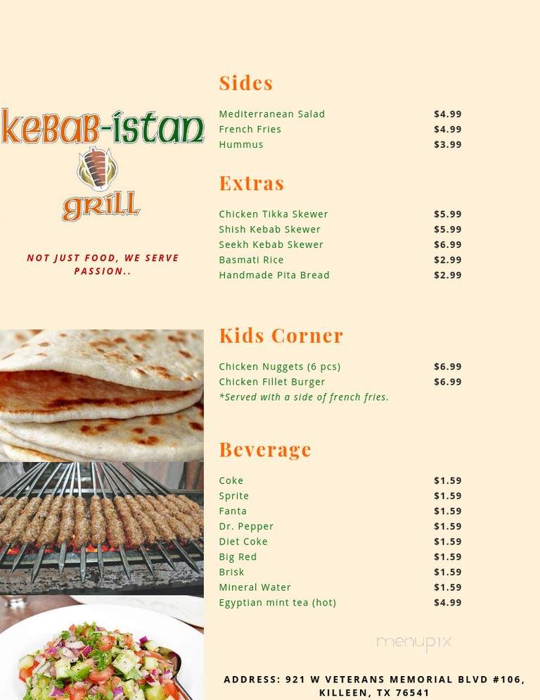 Kebab-istan Grill - Killeen, TX