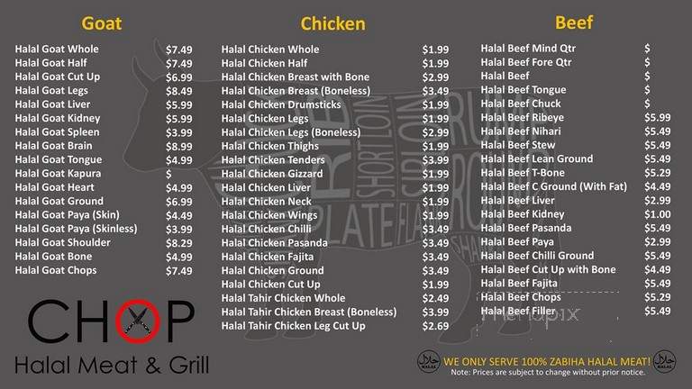 CHOP Halal Market & Grill - Sugar Land, TX