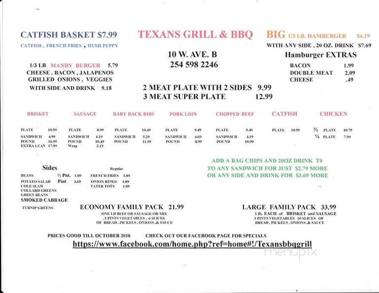 Texans Grill & BBQ - Temple, TX