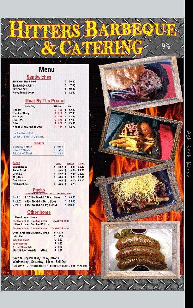 Hitters Barbeque & Catering - Katy, TX