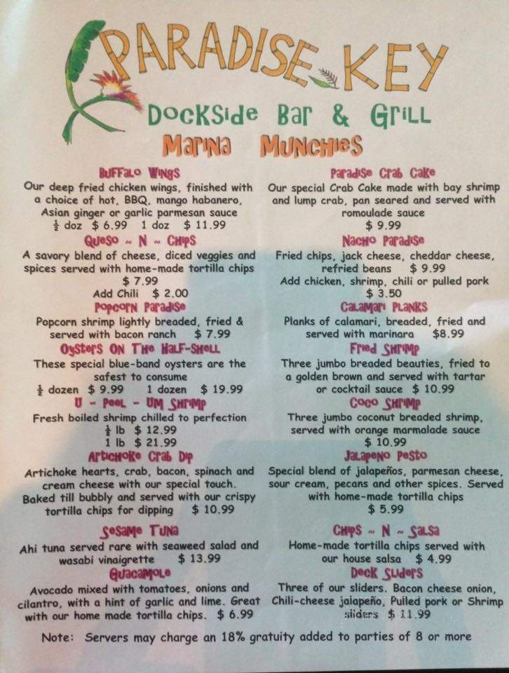 Paradise Key Dockside Bar & Grill - Rockport, TX