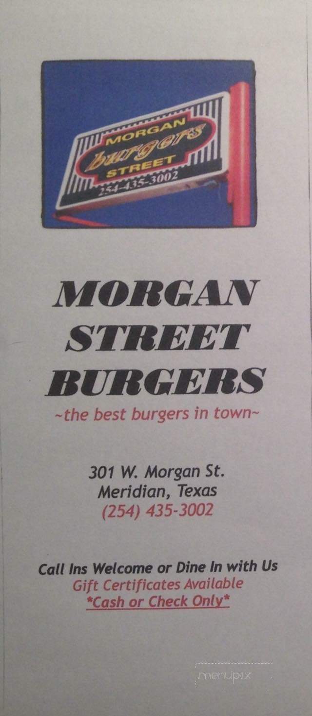 Morgan Street Burgers - Meridian, TX