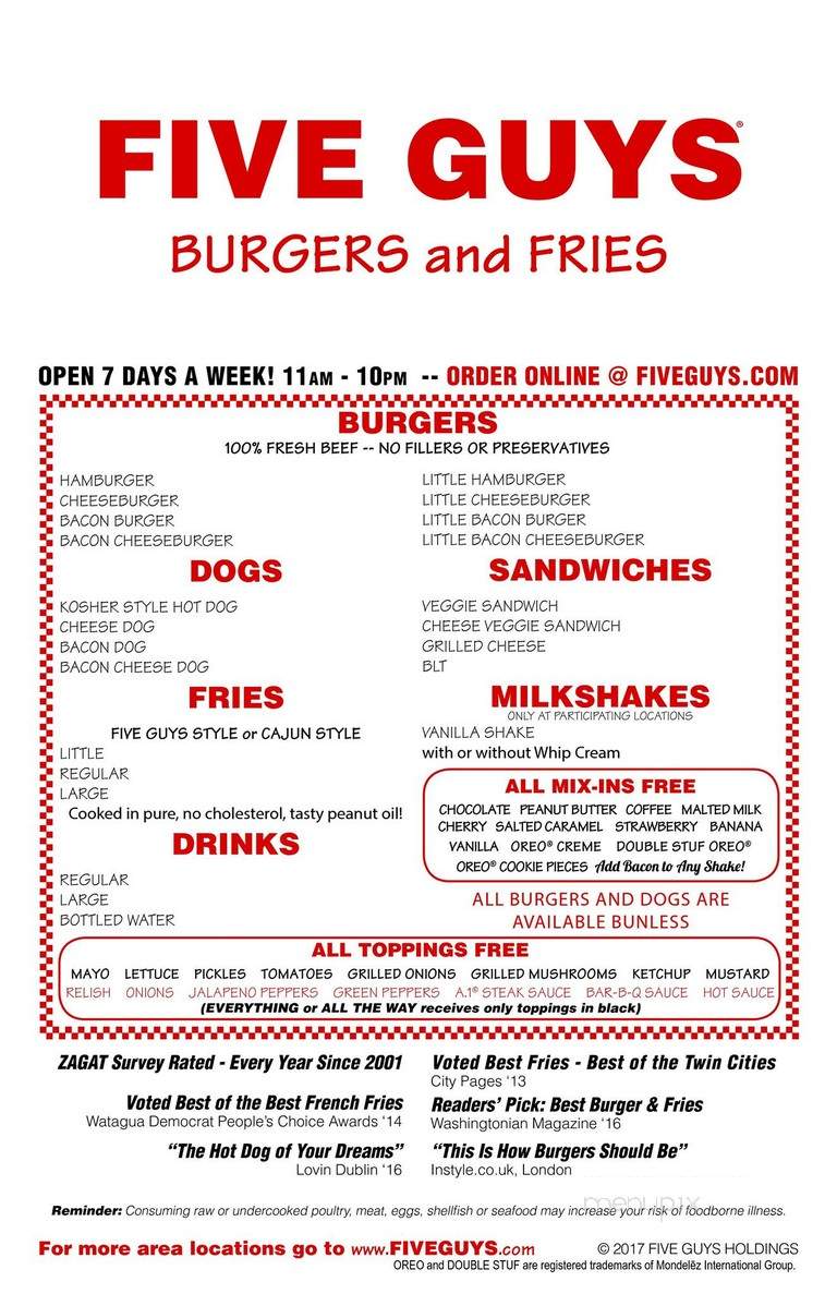 Five Guys Burgers and Fries - Longview, TX