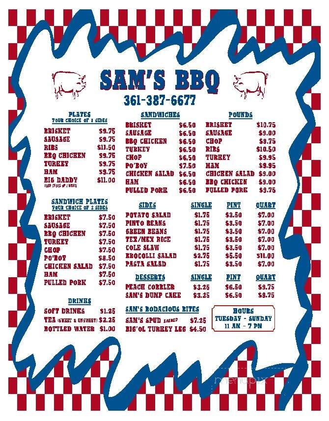 Sam's BBQ - Robstown, TX