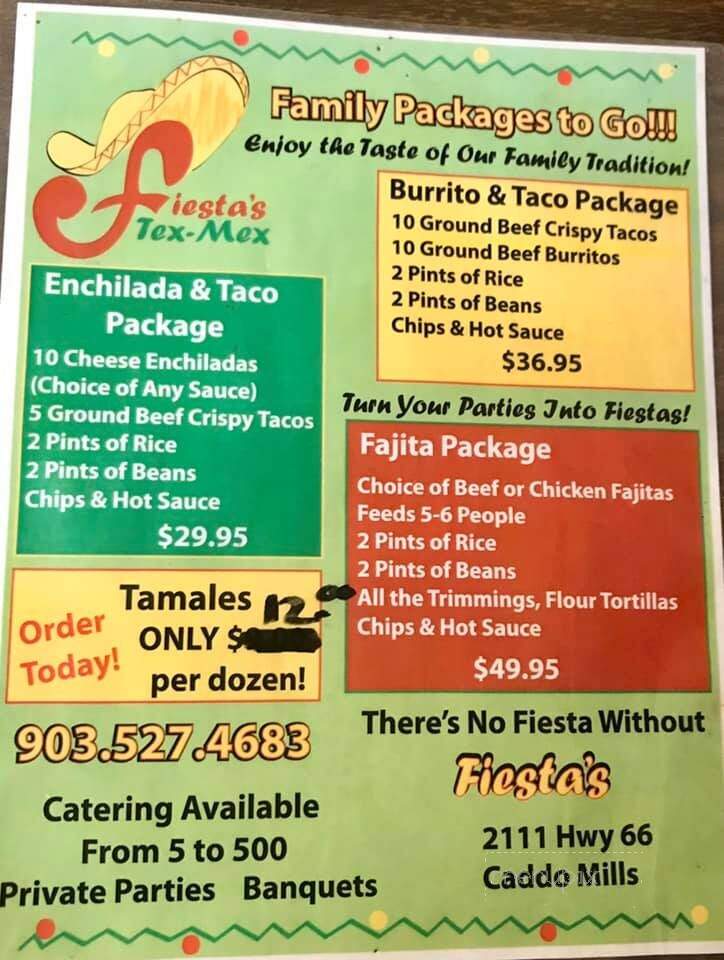 Fiesta's Tex Mex - Caddo Mills, TX