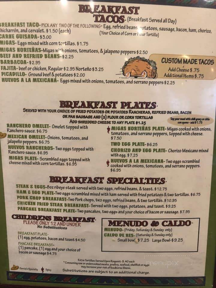 Garcia's Mexican Food Restaurant - Lockhart, TX