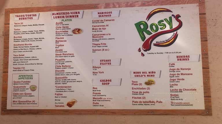 Rosy's Mexican Restaurant - Carlsbad, NM