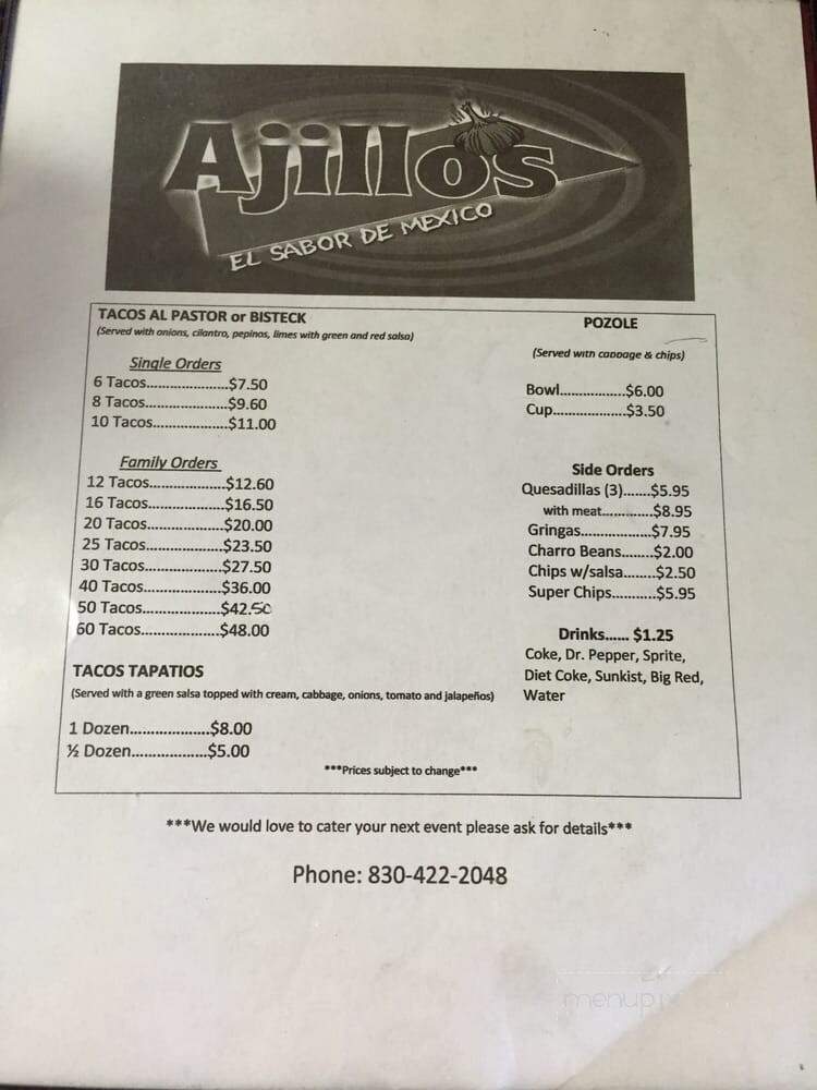 Ajillos 2 - Del Rio, TX