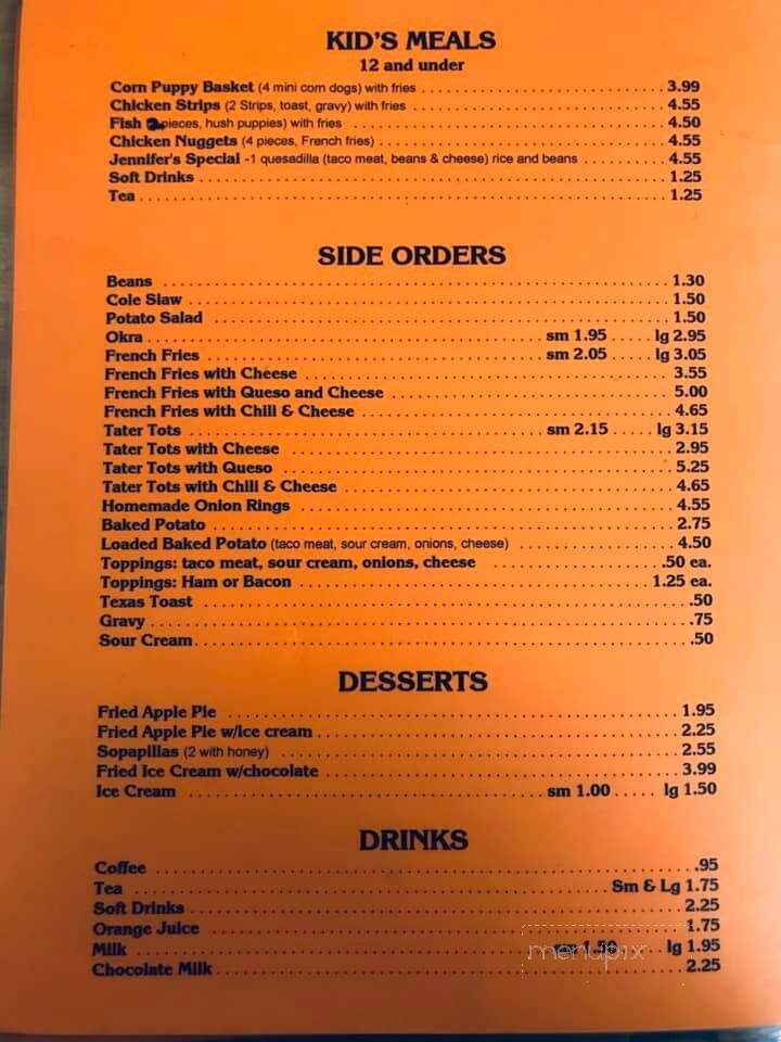 Cotton's Restaurant - Bryson, TX