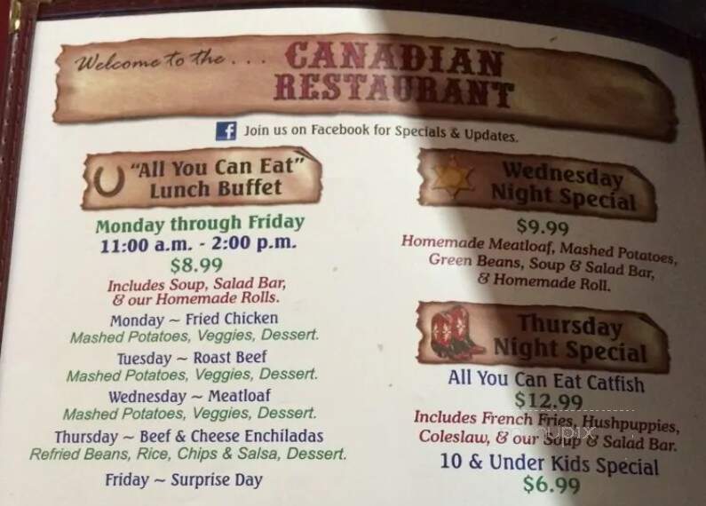 Canadian Restaurant - Canadian, TX