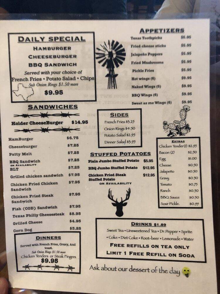 Holder's Old Fashion Burgers - Montgomery, TX