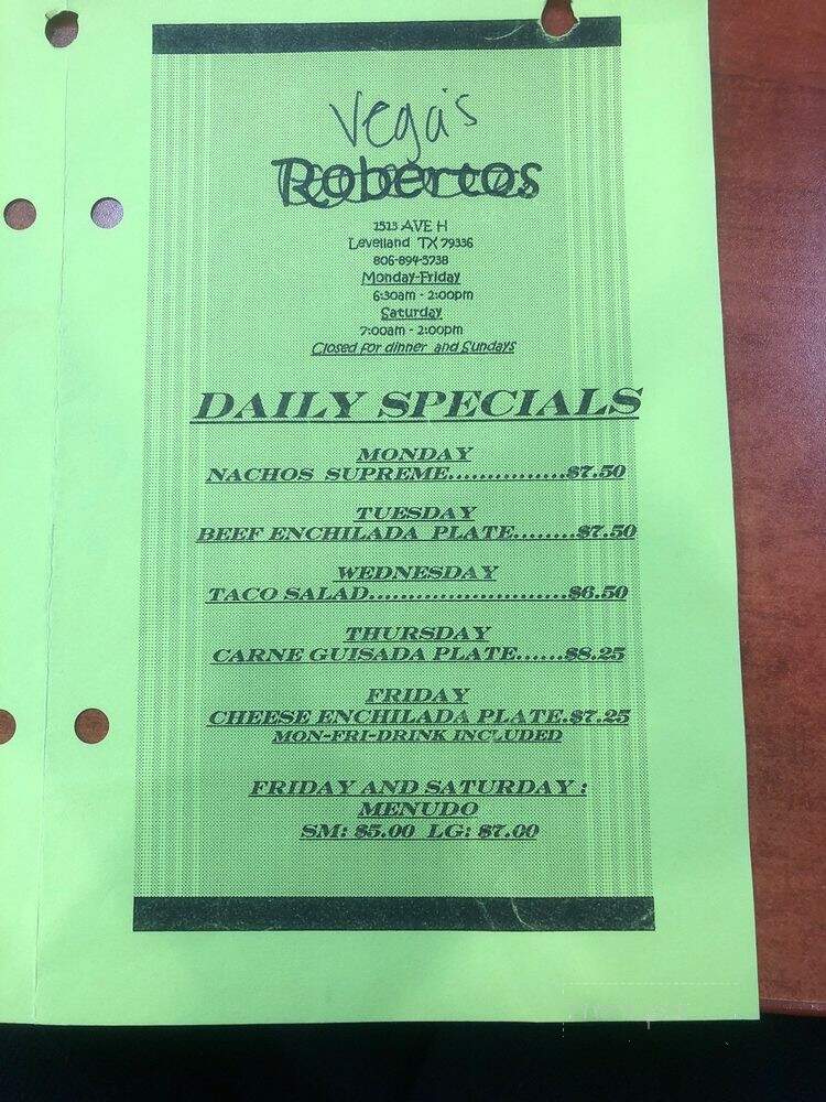 Roberto's Mexican Food - Levelland, TX