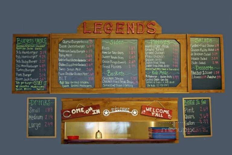 Legends Old Time Burger Cafe - Jacksonville, TX