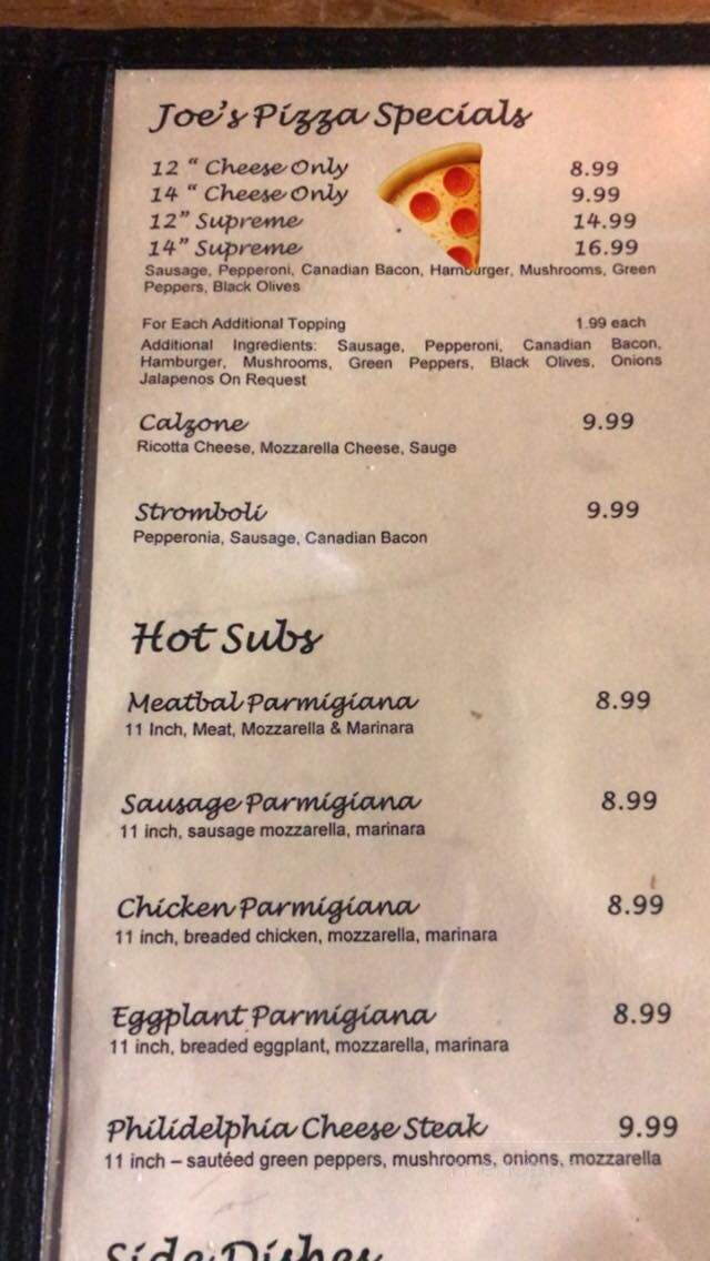 Joe's Italian Grill - Brady, TX