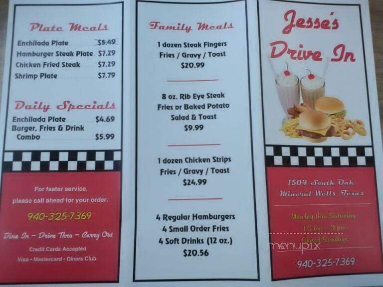 Jesse's Drive In - Mineral Wells, TX