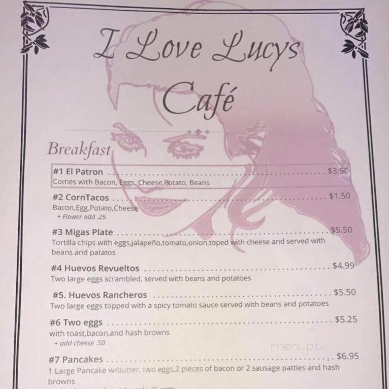 I Love Lucy's Cafe - Algoa, TX