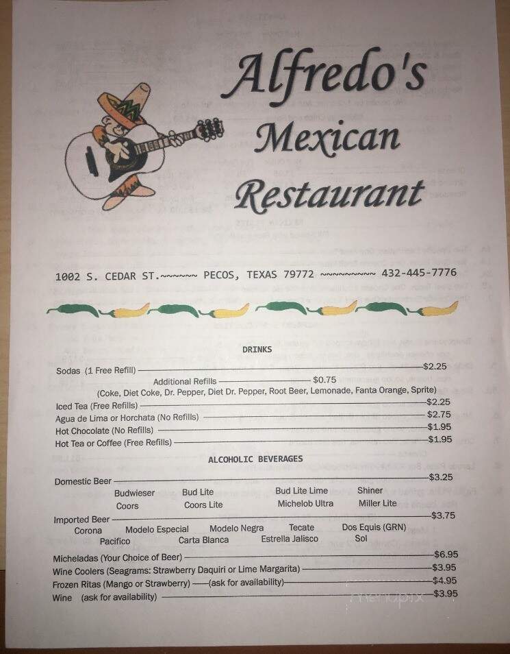 Alfredo's Restaurant - Pecos, TX