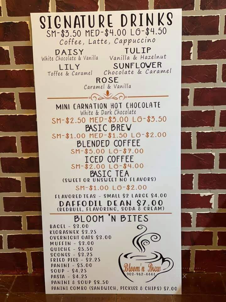 Bloom N' Brew - Grand Saline, TX