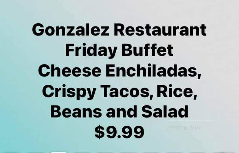 Gonzalez Restaurant - Ballinger, TX