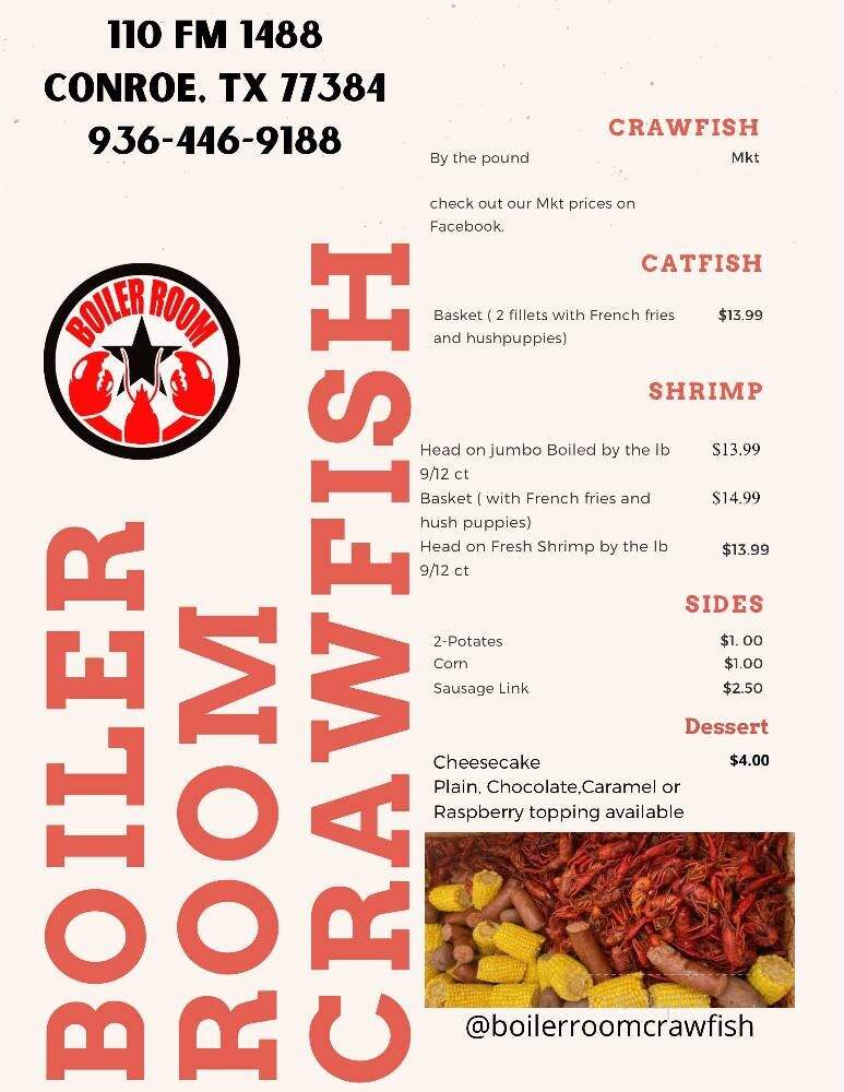 Boiler Room Crawfish - Conroe, TX