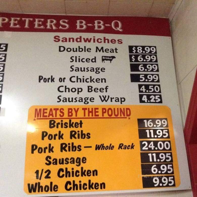 Peters BBQ - Fayetteville, TX