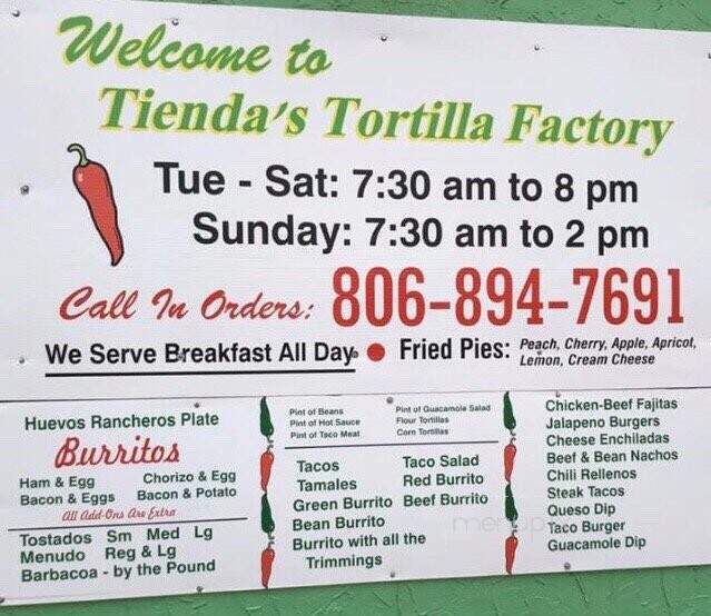 Tienda's Tortilla Factory - Levelland, TX