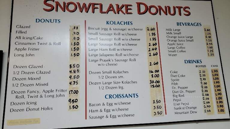 Snowflakes Donuts - Yoakum, TX