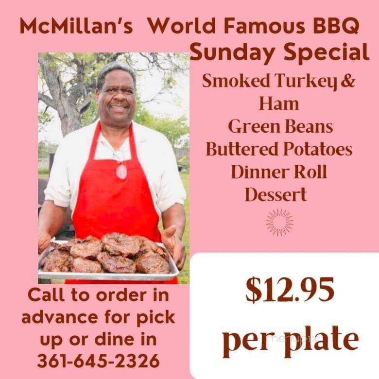 Mc Millan's Bar-B-Q - Goliad, TX