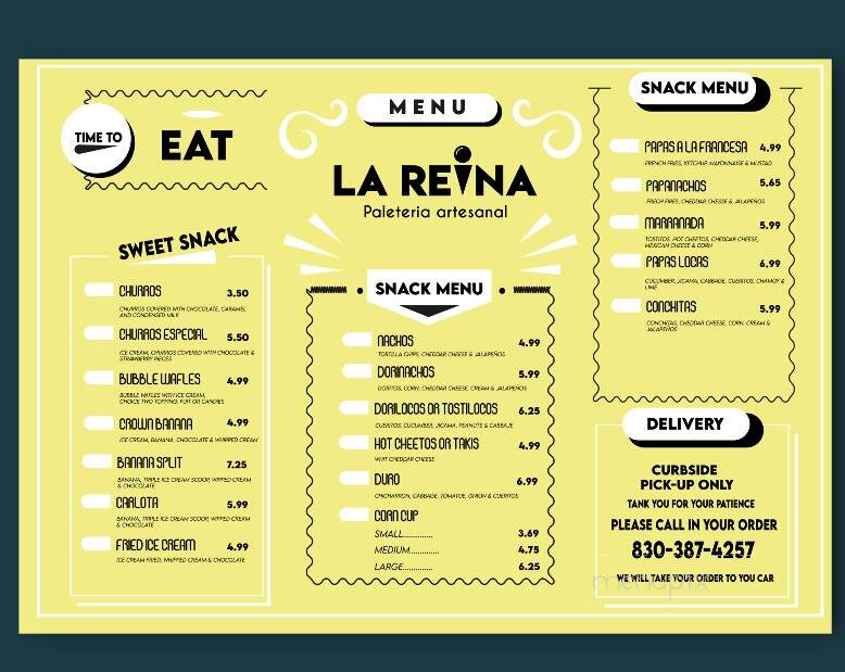 Paleteria La Reina - New Braunfels, TX