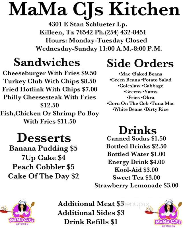 MaMa CJs Kitchen - Killeen, TX