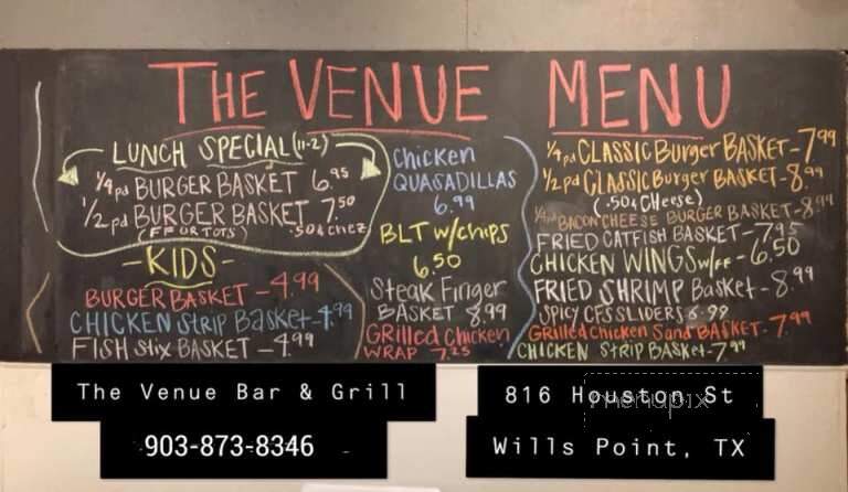 The Venue Bar & BBQ - Wills Point, TX