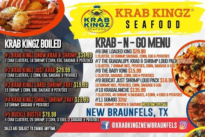 Krab Kingz Seafood New Braunfels - New Braunfels, TX