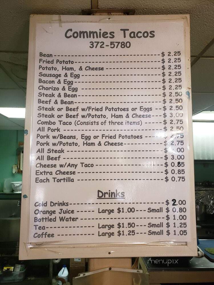 Commie's Tacos - San Saba, TX