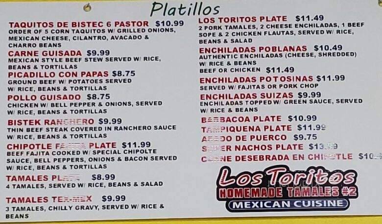 Los Toritos Tamales - Pearland, TX