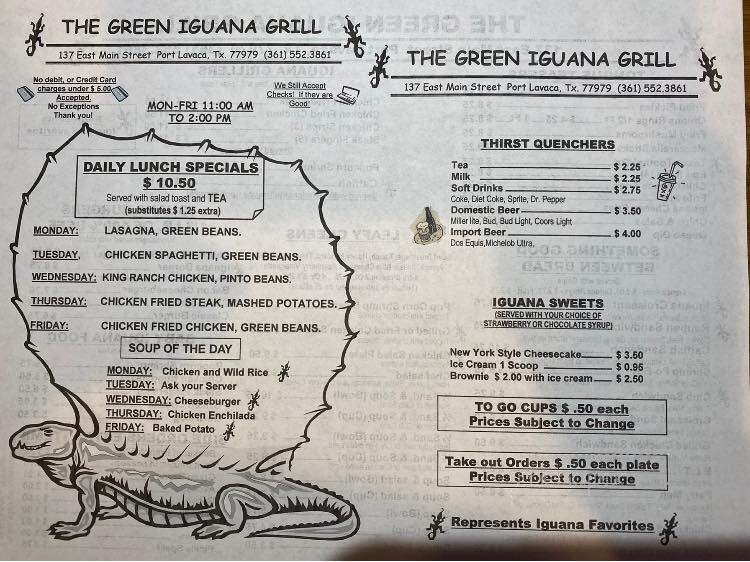 Green Iguana Grill - Port Lavaca, TX