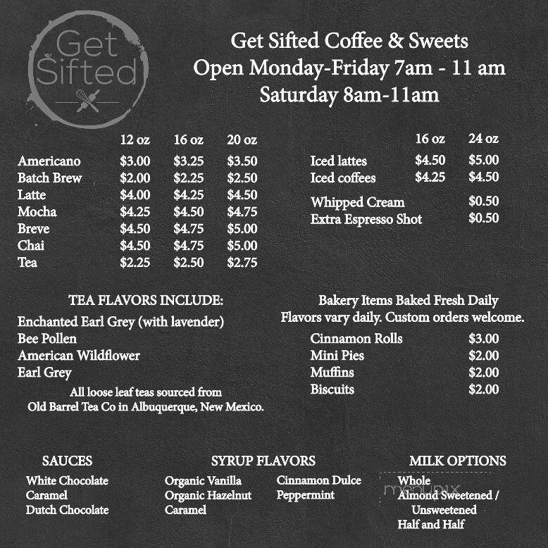 Get Sifted Coffee & Sweets - Shamrock, TX